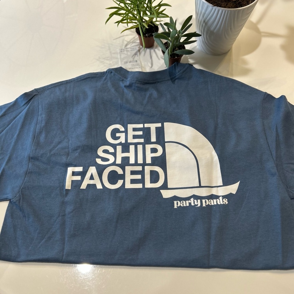 Blue Graphic Short Sleeve Tee